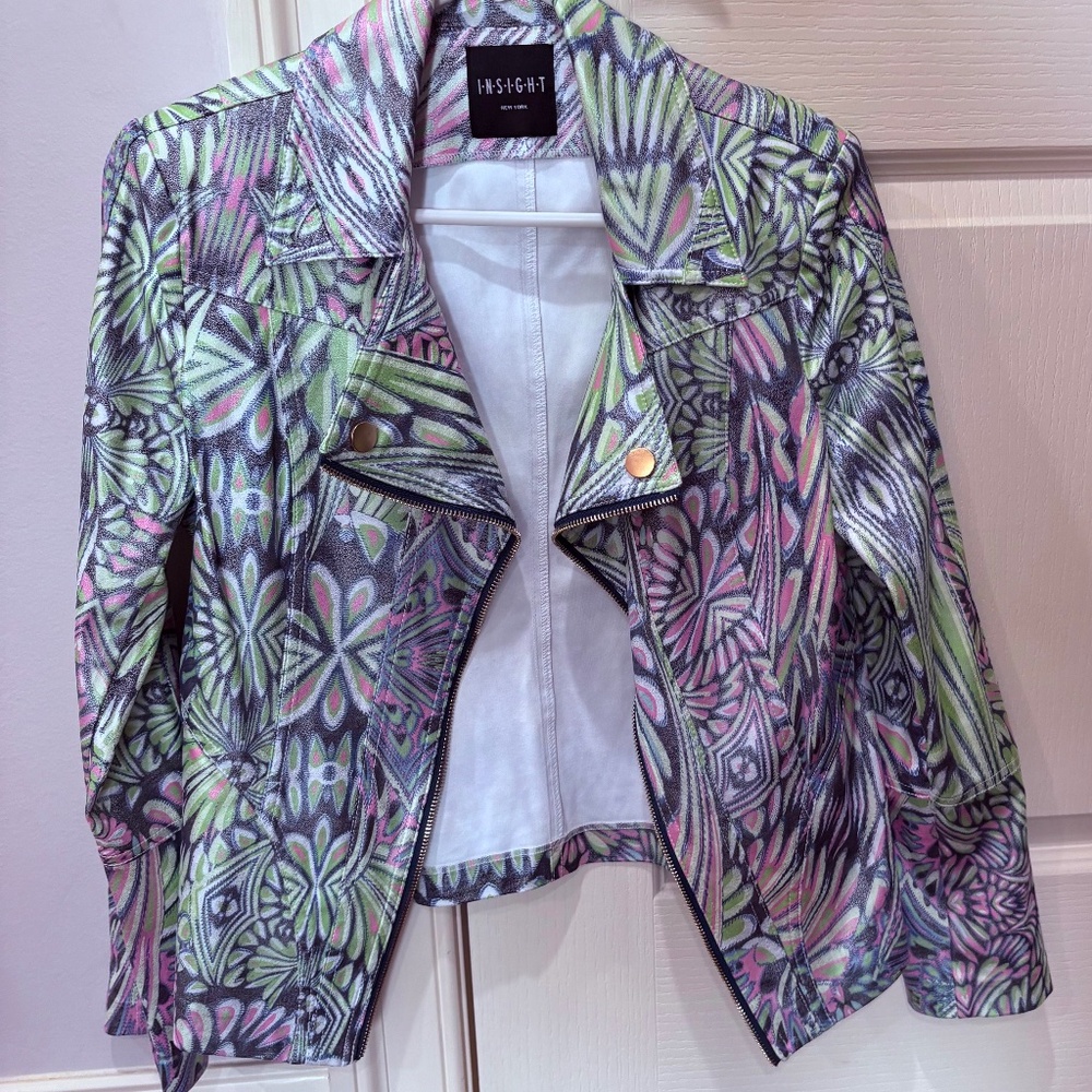 New w/o tags Leatherette Woman's Jacket